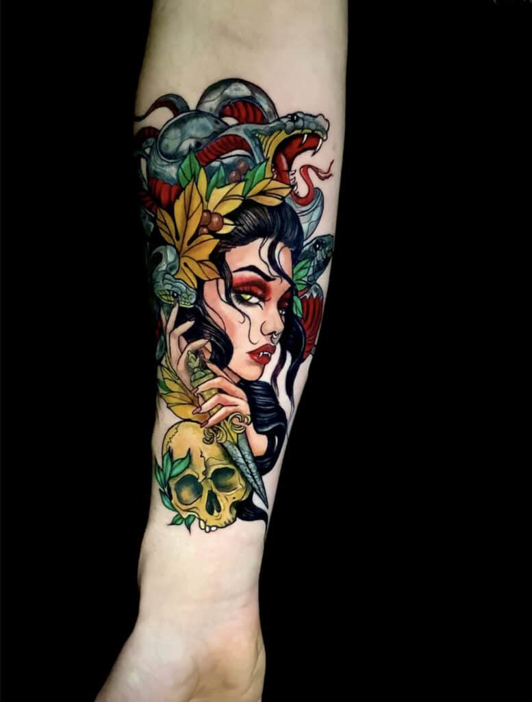 Neo Traditional Tattoos Fayetteville, NC | Envision Tattoo