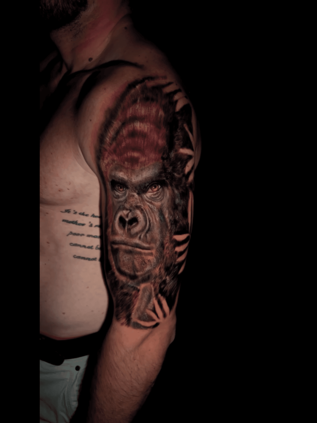 Gorilla cover up done by... - Heartless Vandals Tattoo Lounge | Facebook